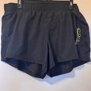 NEW black running athletic shorts size XXXL 22 Athletic Works